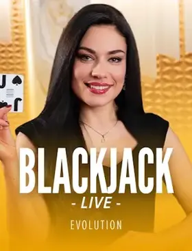Ζωντανό τραπέζι Blackjack Evolution