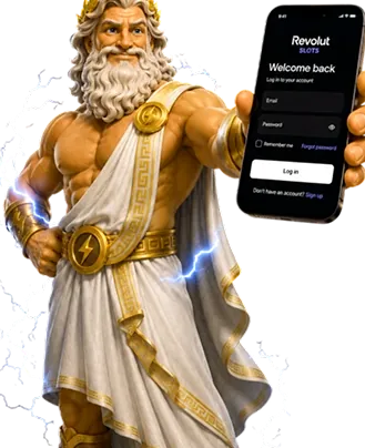 Οθόνη σύνδεσης στο Revolut Slots